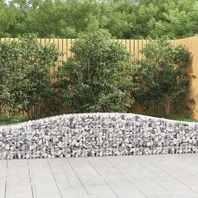 Vidaxl Schanskorf Gewölbe 400x30x40 60 cm verzinktes Eisen