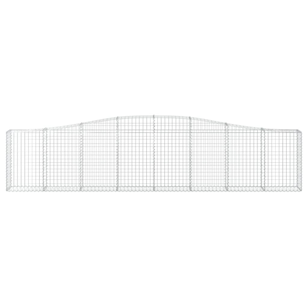 VIDAXL SCHANSKORF VALLED 400 x 30 x 80 100 cm verzinktes Eisen