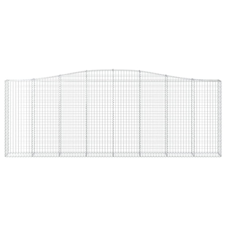 VIDAXL SCHANSKORF VALLED 400X30X140 160 cm verzinktes Eisen