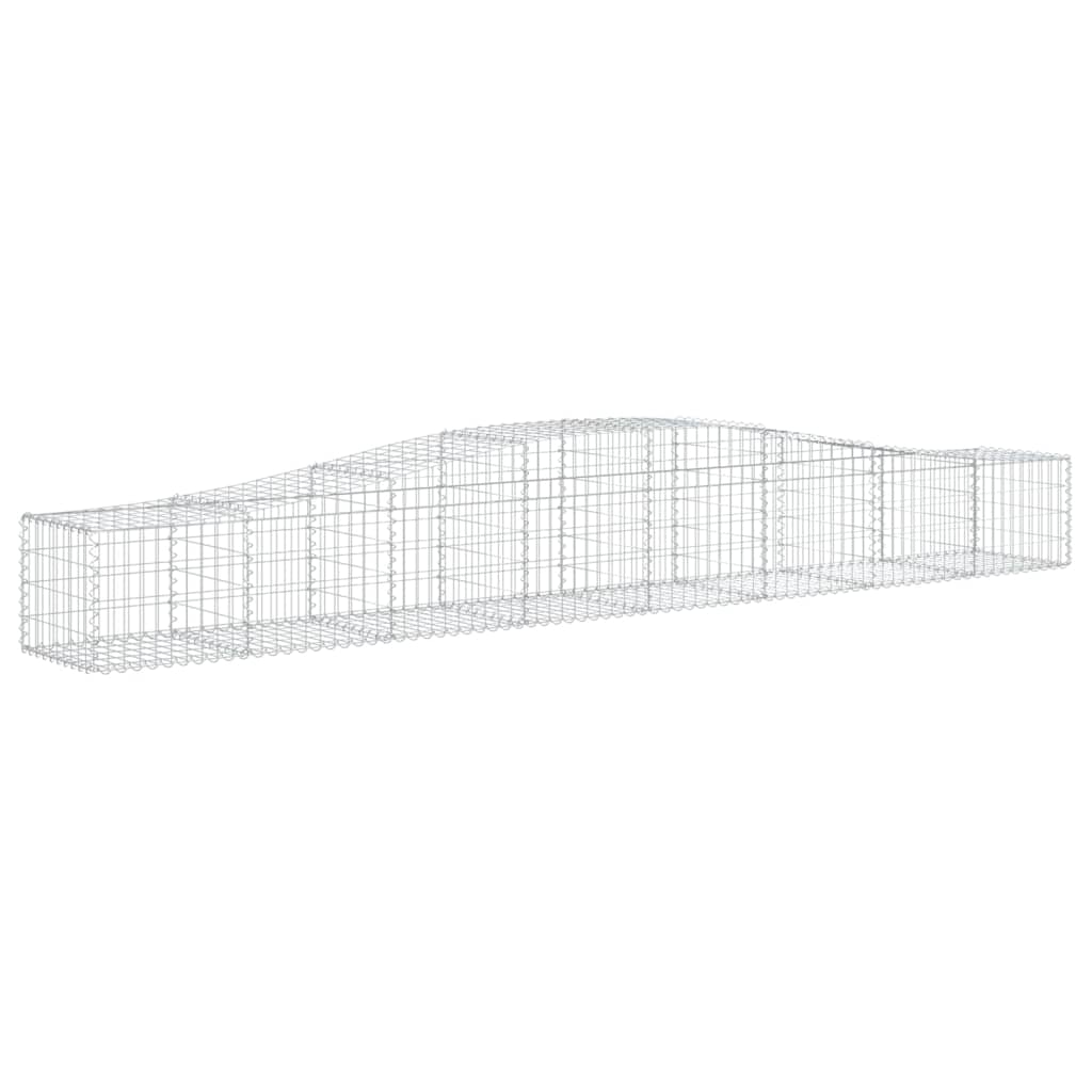 Vidaxl Schanskorf Gewölbe 400x50x40 60 cm verzinktes Eisen