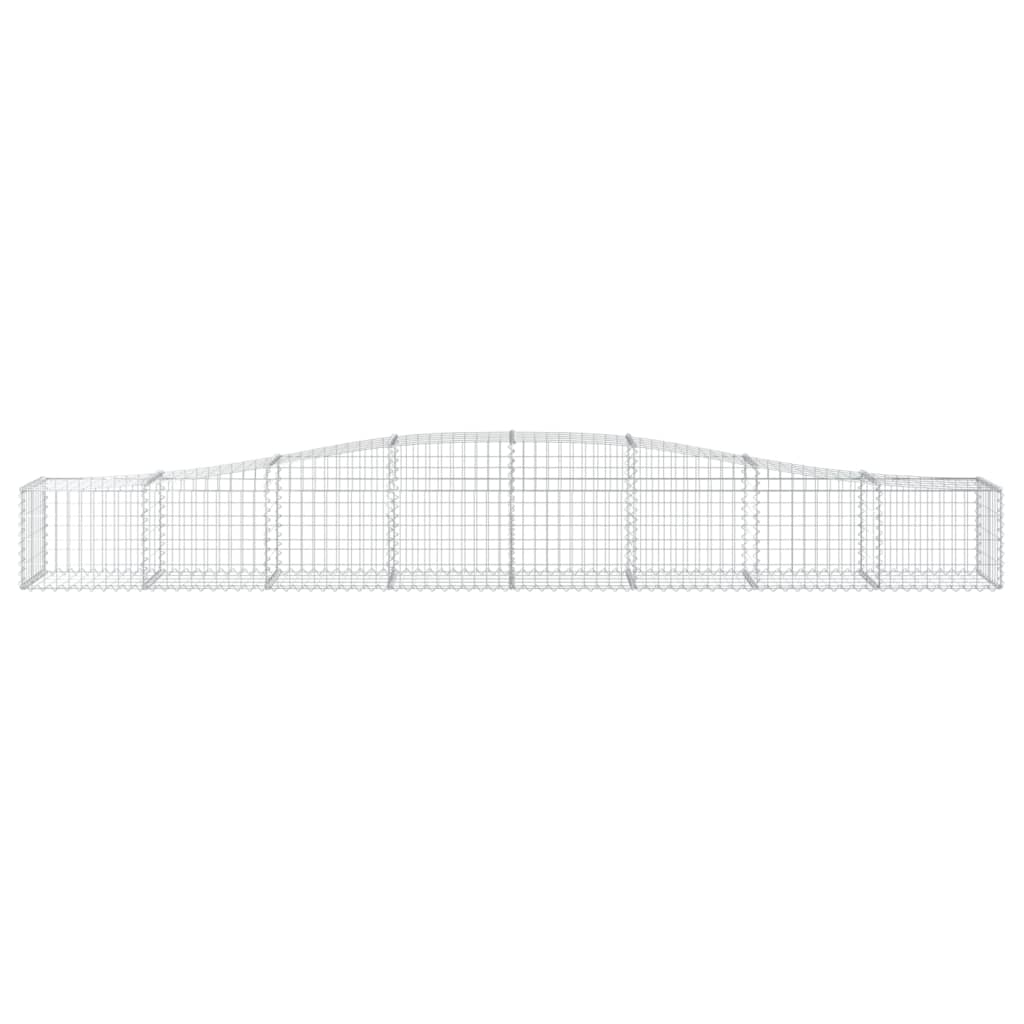 Vidaxl Schanskorf Gewölbe 400x50x40 60 cm verzinktes Eisen