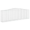 VIDAXL SCHANSKORF VALLED 400X50X120 140 cm verzinktes Eisen