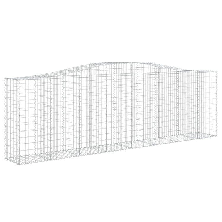 VIDAXL SCHANSKORF VALLED 400X50X120 140 cm verzinktes Eisen