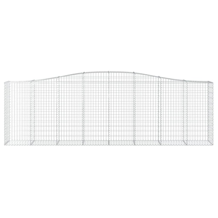 VIDAXL SCHANSKORF VALLED 400X50X120 140 cm verzinktes Eisen
