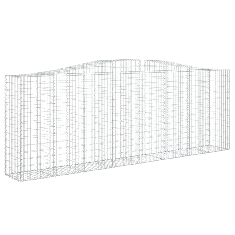 VIDAXL SCHANSKORF VALLED 400X50X140 160 cm verzinktes Eisen