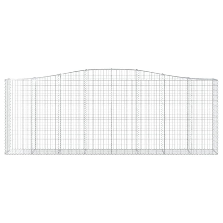 VIDAXL SCHANSKORF VALLED 400X50X140 160 cm verzinktes Eisen