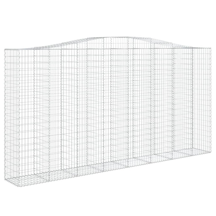 Vidaxl Schanskorf Gewölbe 400x50x200 220 cm verzinktes Eisen