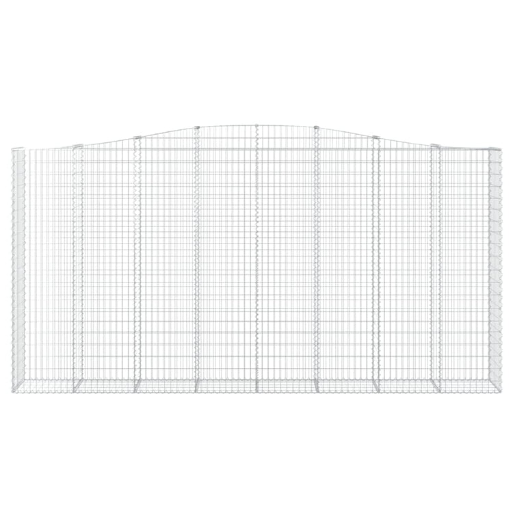 Vidaxl Schanskorf Gewölbe 400x50x200 220 cm verzinktes Eisen
