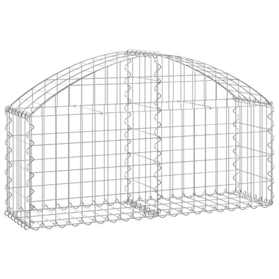 Vidaxl Schanskorf Gewölbe 100x30x40 60 cm verzinktes Eisen