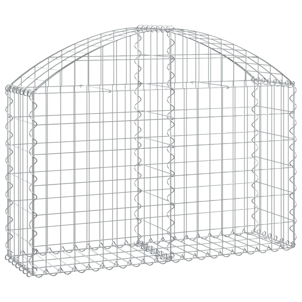 Vidaxl Schanskorf Gewölbe 100x30x60 80 cm verzinktes Eisen
