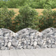 Vidaxl Schanskorf Gewölbe 100x30x60 80 cm verzinktes Eisen