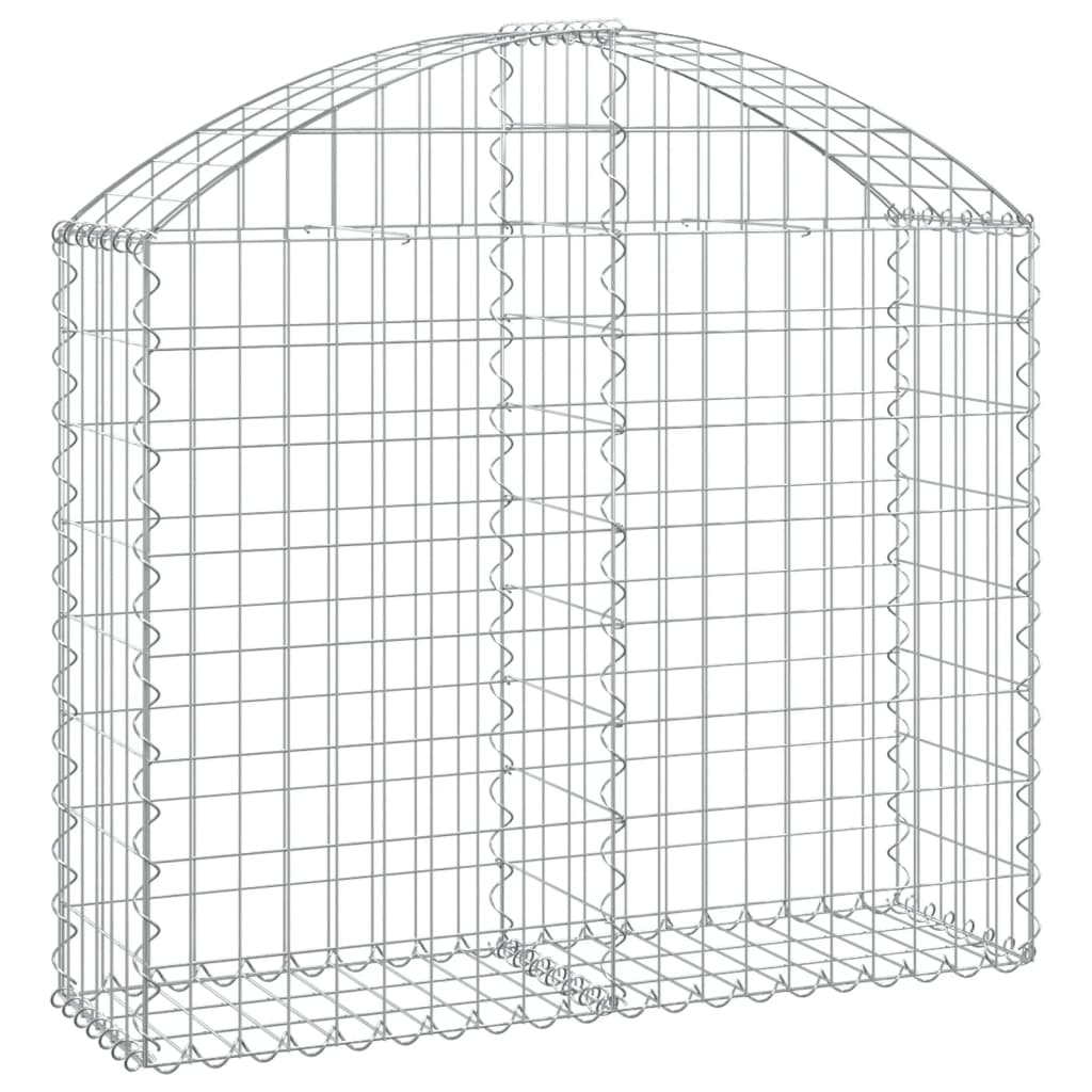 Vidaxl Schanskorf Gewölbe 100x30x80 100 cm verzinktes Eisen