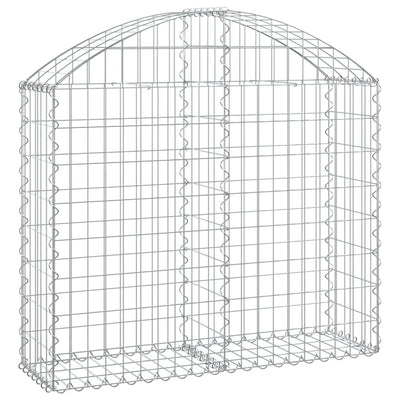 Vidaxl Schanskorf Gewölbe 100x30x80 100 cm verzinktes Eisen