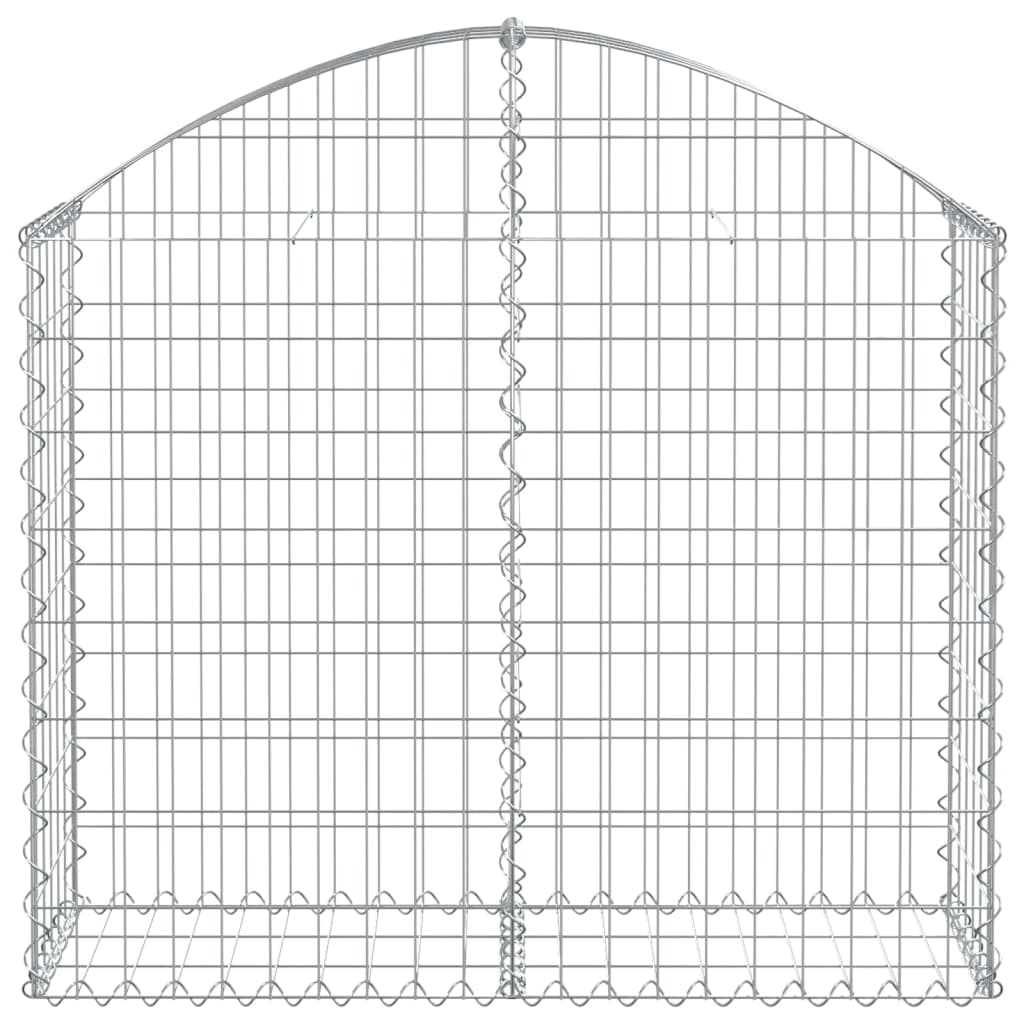 Vidaxl Schanskorf Gewölbe 100x30x80 100 cm verzinktes Eisen