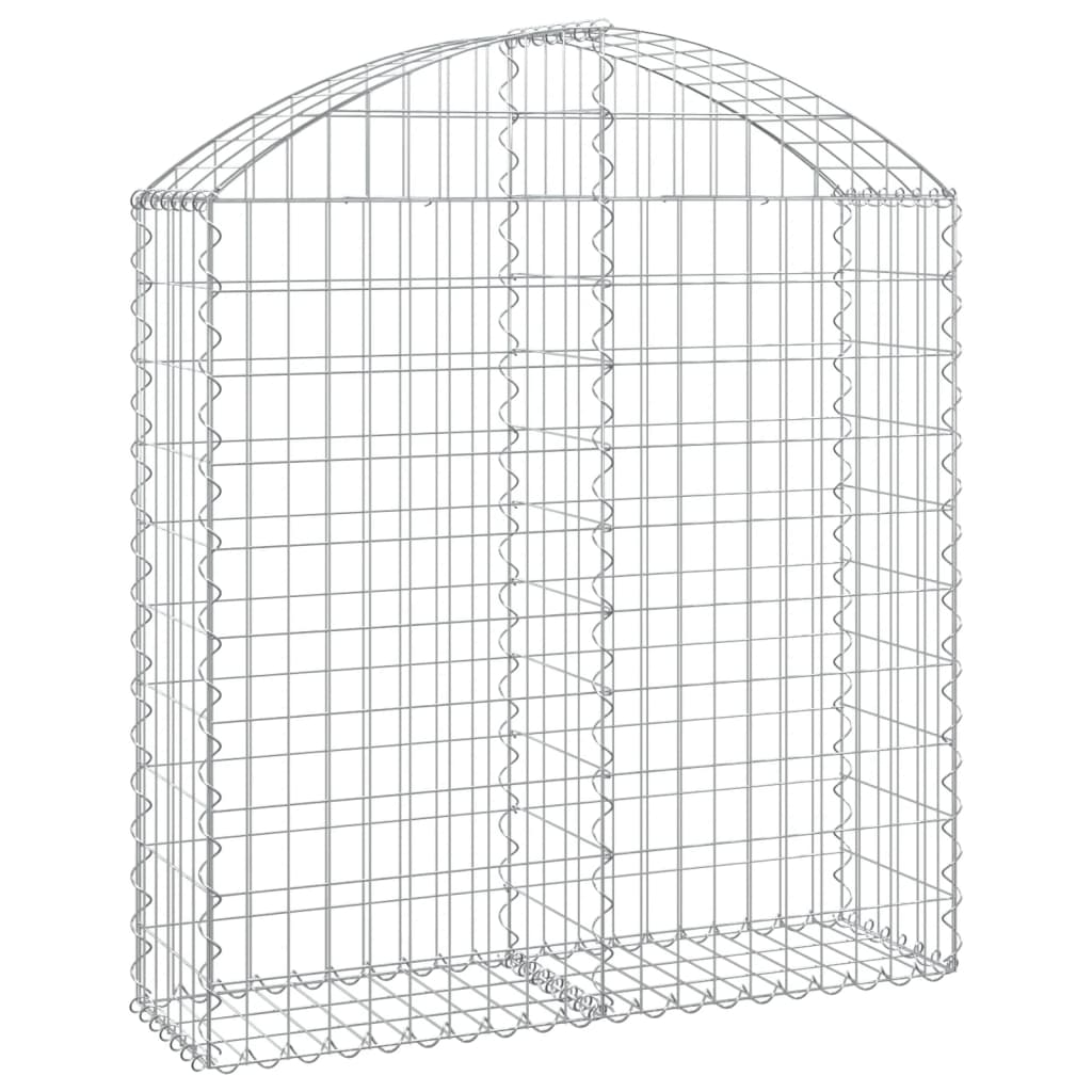 Vidaxl Schanskorf Gewölbe 100x30x100 120 cm verzinktes Eisen