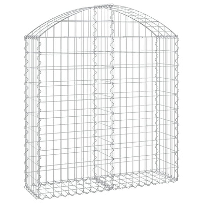 Vidaxl Schanskorf Gewölbe 100x30x100 120 cm verzinktes Eisen