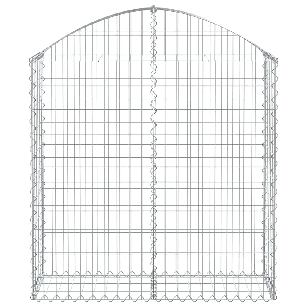 Vidaxl Schanskorf Gewölbe 100x30x100 120 cm verzinktes Eisen