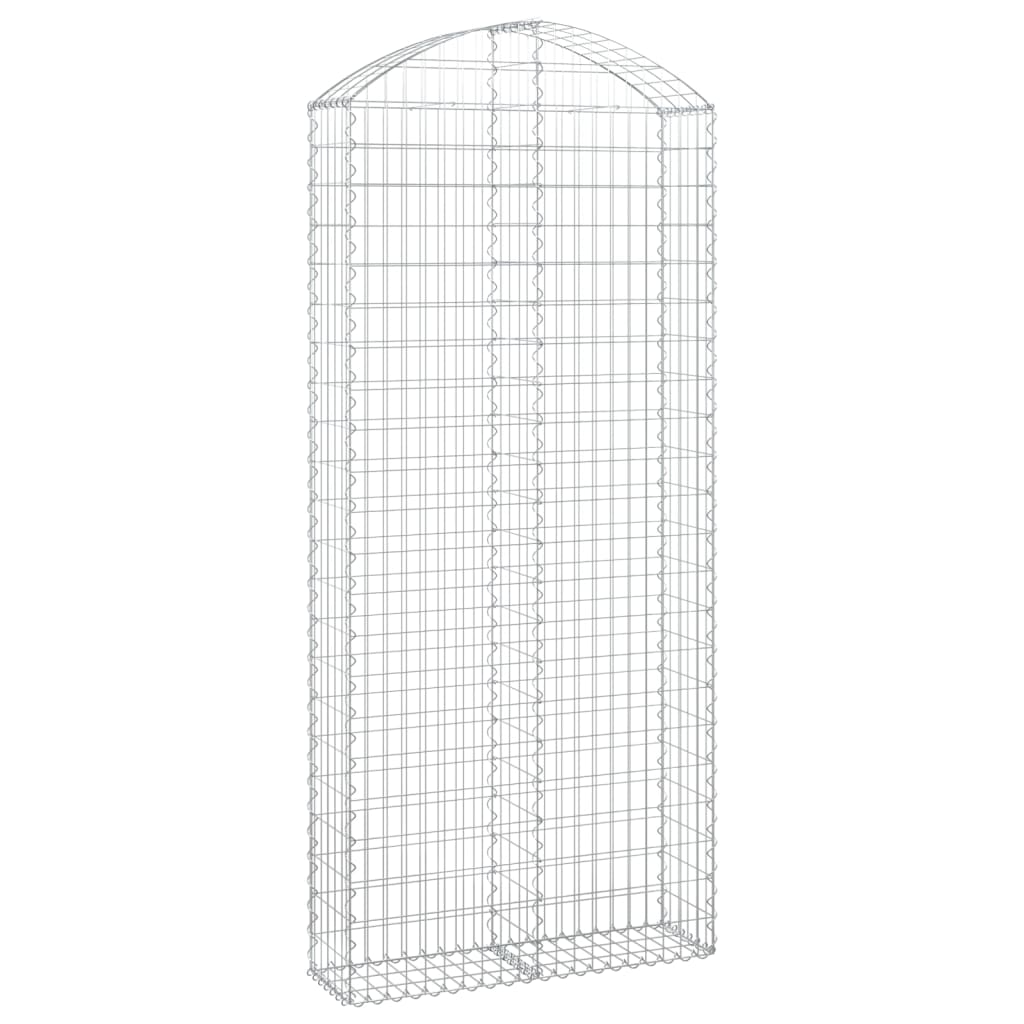 Vidaxl Schanskorf Gewölbe 100x30x220 240 cm verzinktes Eisen
