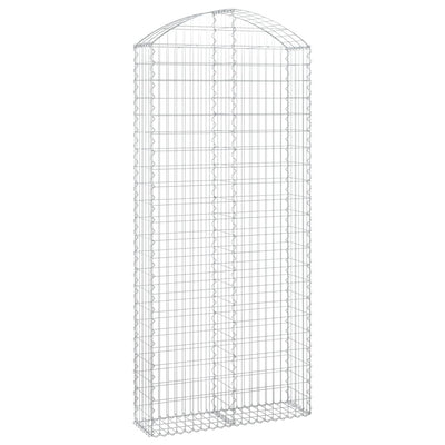 Vidaxl Schanskorf Gewölbe 100x30x220 240 cm verzinktes Eisen