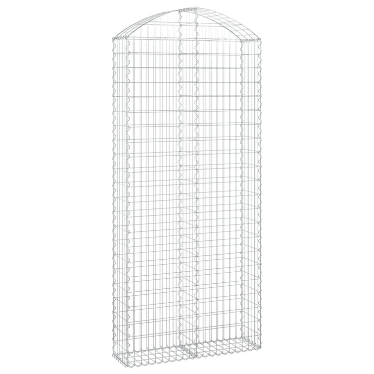 Vidaxl Schanskorf Gewölbe 100x30x220 240 cm verzinktes Eisen