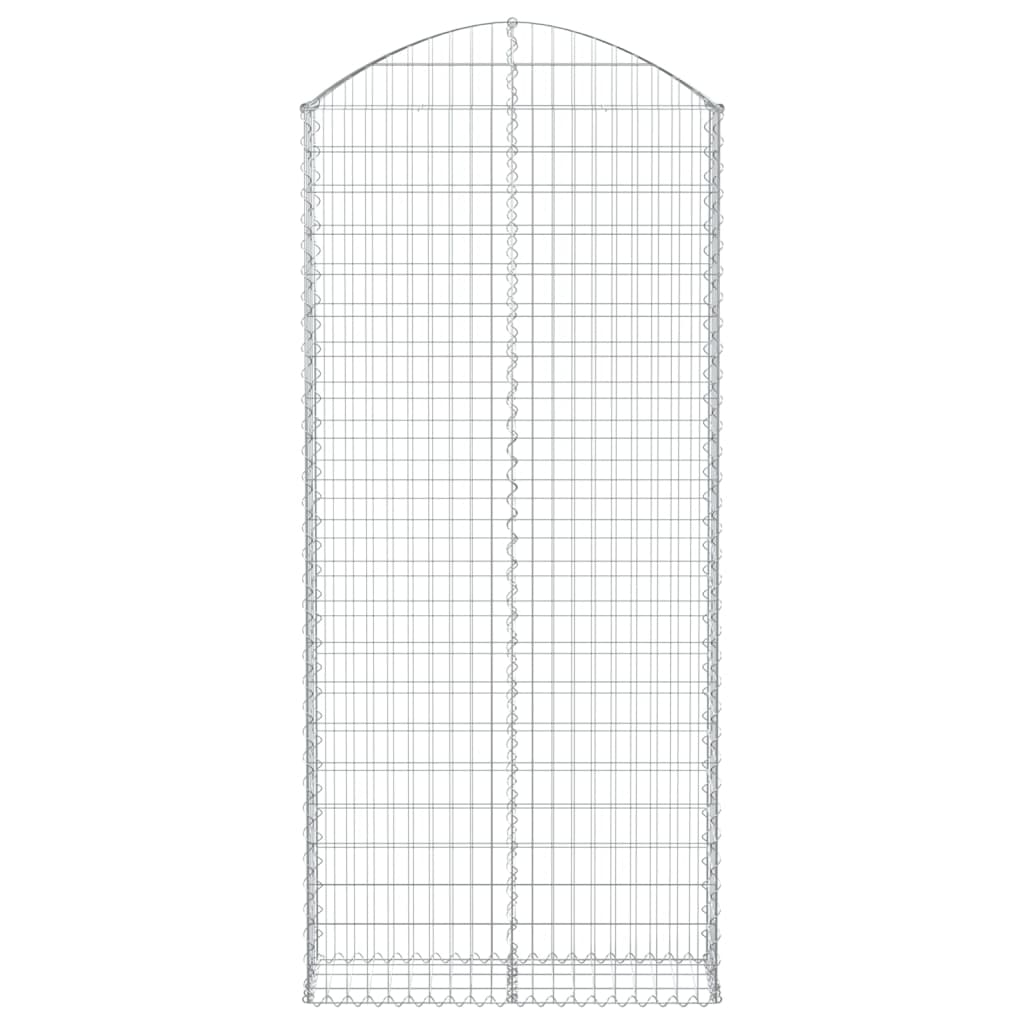Vidaxl Schanskorf Gewölbe 100x30x220 240 cm verzinktes Eisen
