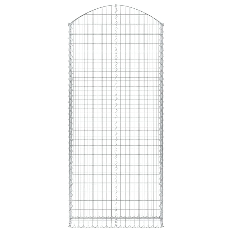 Vidaxl Schanskorf Gewölbe 100x30x220 240 cm verzinktes Eisen