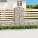 Vidaxl Schanskorf Gewölbe 100x30x220 240 cm verzinktes Eisen