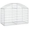 Vidaxl Schanskorf Gewölbe 100x50x60 80 cm verzinktes Eisen