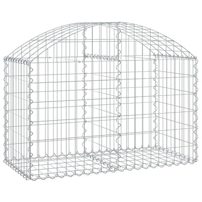 Vidaxl Schanskorf Gewölbe 100x50x60 80 cm verzinktes Eisen