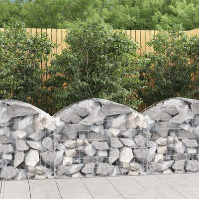 Vidaxl Schanskorf Gewölbe 100x50x60 80 cm verzinktes Eisen