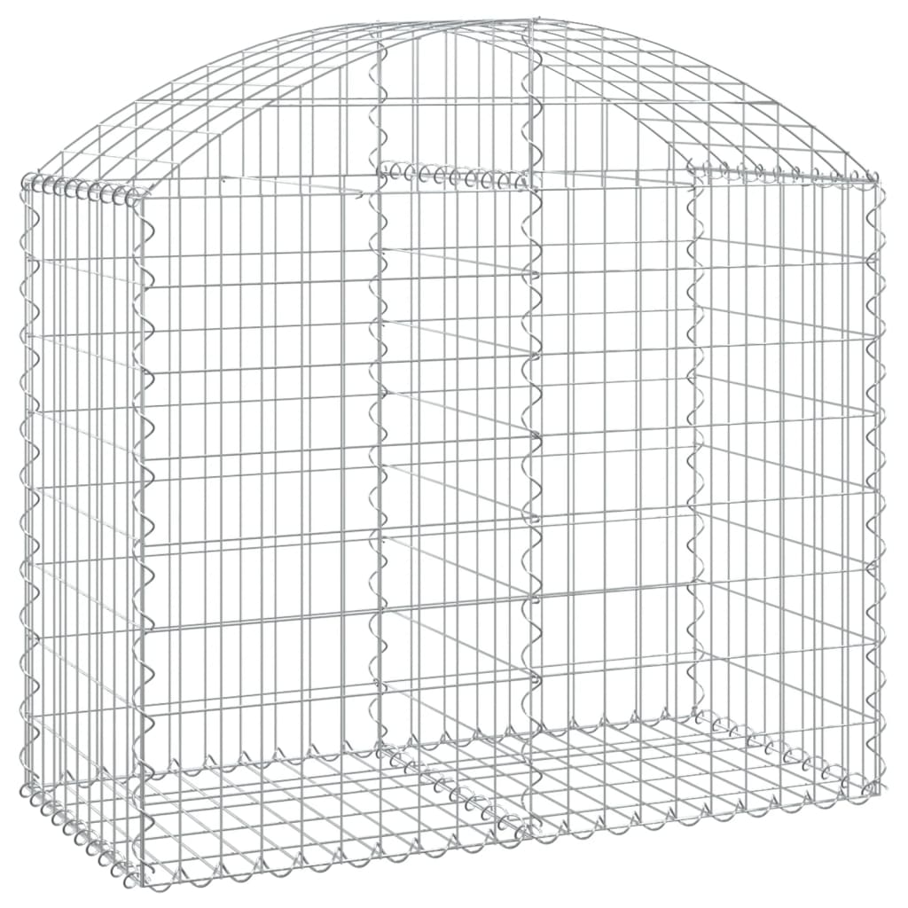Vidaxl Schanskorf Gewölbe 100x50x80 100 cm verzinktes Eisen