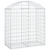 Vidaxl Schanskorf Gewölbe 100x50x100 120 cm verzinktes Eisen
