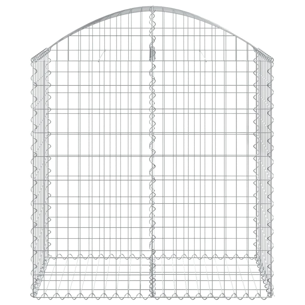 Vidaxl Schanskorf Gewölbe 100x50x100 120 cm verzinktes Eisen