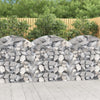 Vidaxl Schanskorf Gewölbe 100x50x100 120 cm verzinktes Eisen
