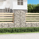 Vidaxl Schanskorf Gewölbe 100x50x160 180 cm verzinktes Eisen
