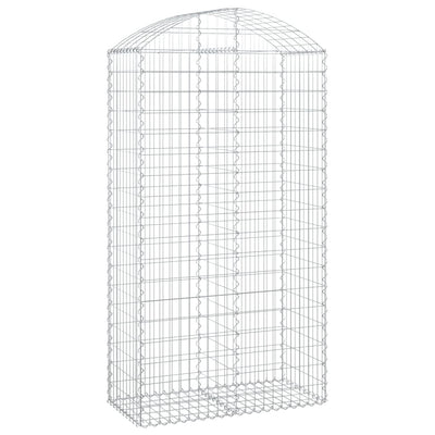Vidaxl Schanskorf Gewölbe 100x50x180 200 cm verzinktes Eisen