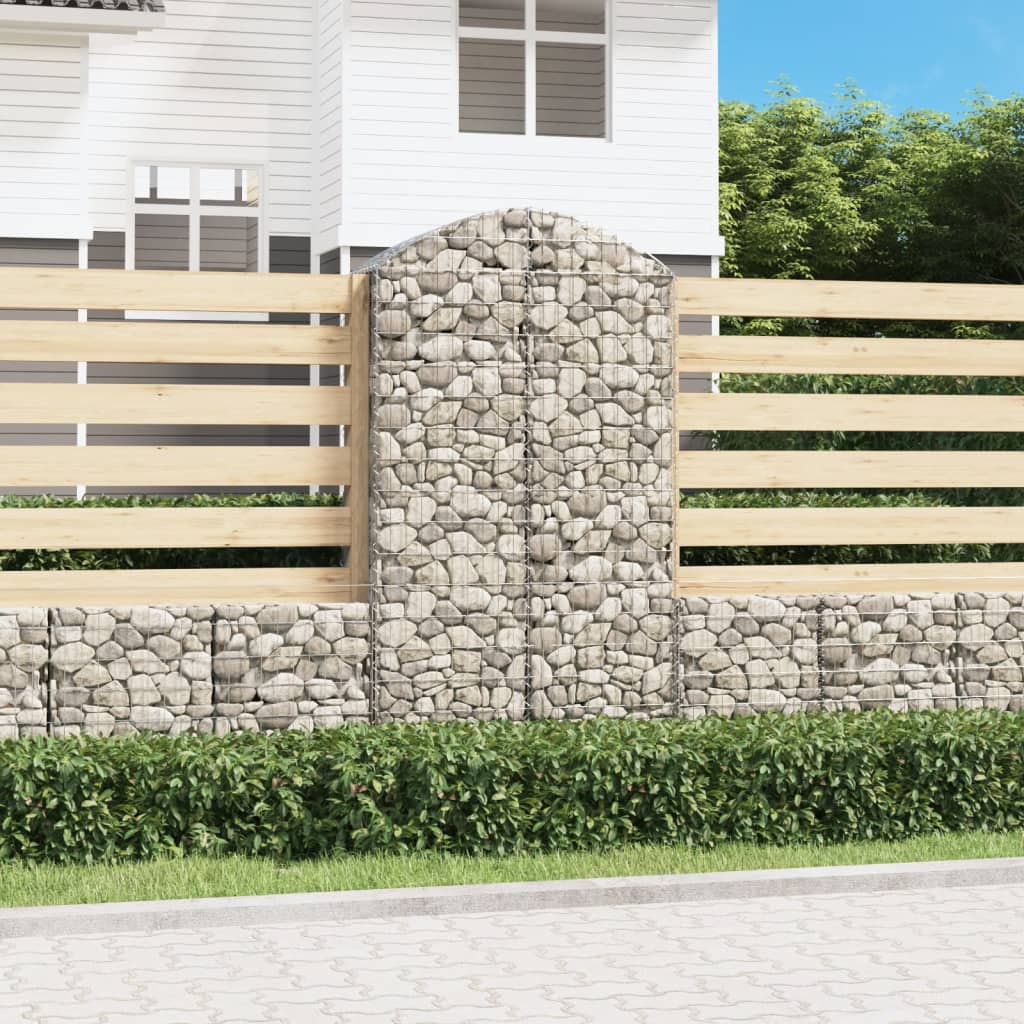Vidaxl Schanskorf Gewölbe 100x50x180 200 cm verzinktes Eisen