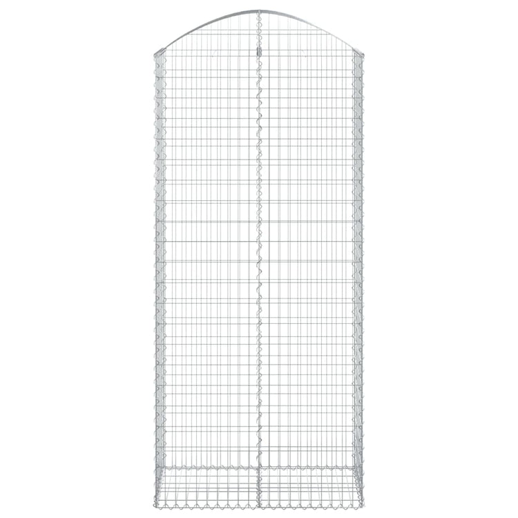 Vidaxl Schanskorf Gewölbe 100x50x220 240 cm verzinktes Eisen