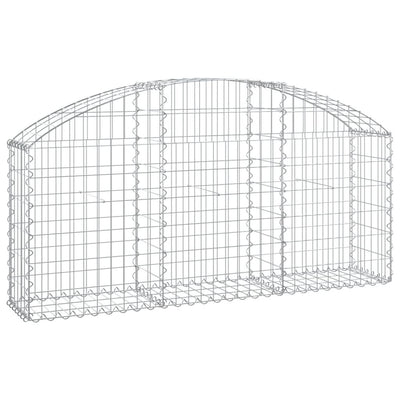 Vidaxl Schanskorf Gewölbe 150 x 30 x 60 cm verzinktes Eisen