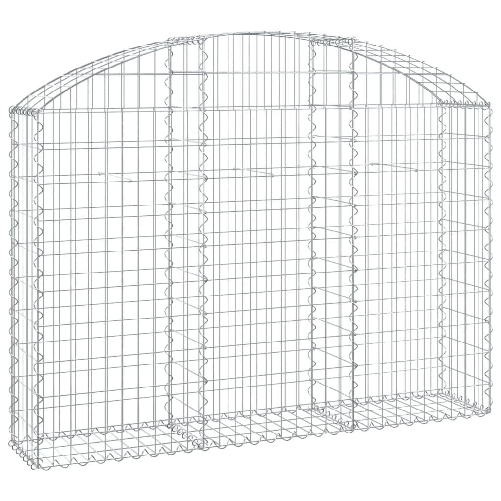 Vidaxl Schanskorf Gewölbe 150 x 30 x 100 120 cm verzinktes Eisen