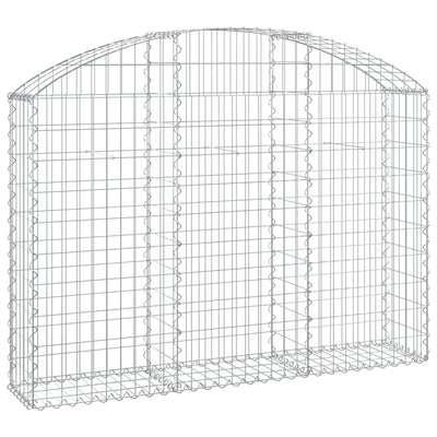 Vidaxl Schanskorf Gewölbe 150 x 30 x 100 120 cm verzinktes Eisen