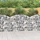 Vidaxl Schanskorf Gewölbe 150 x 30 x 100 120 cm verzinktes Eisen