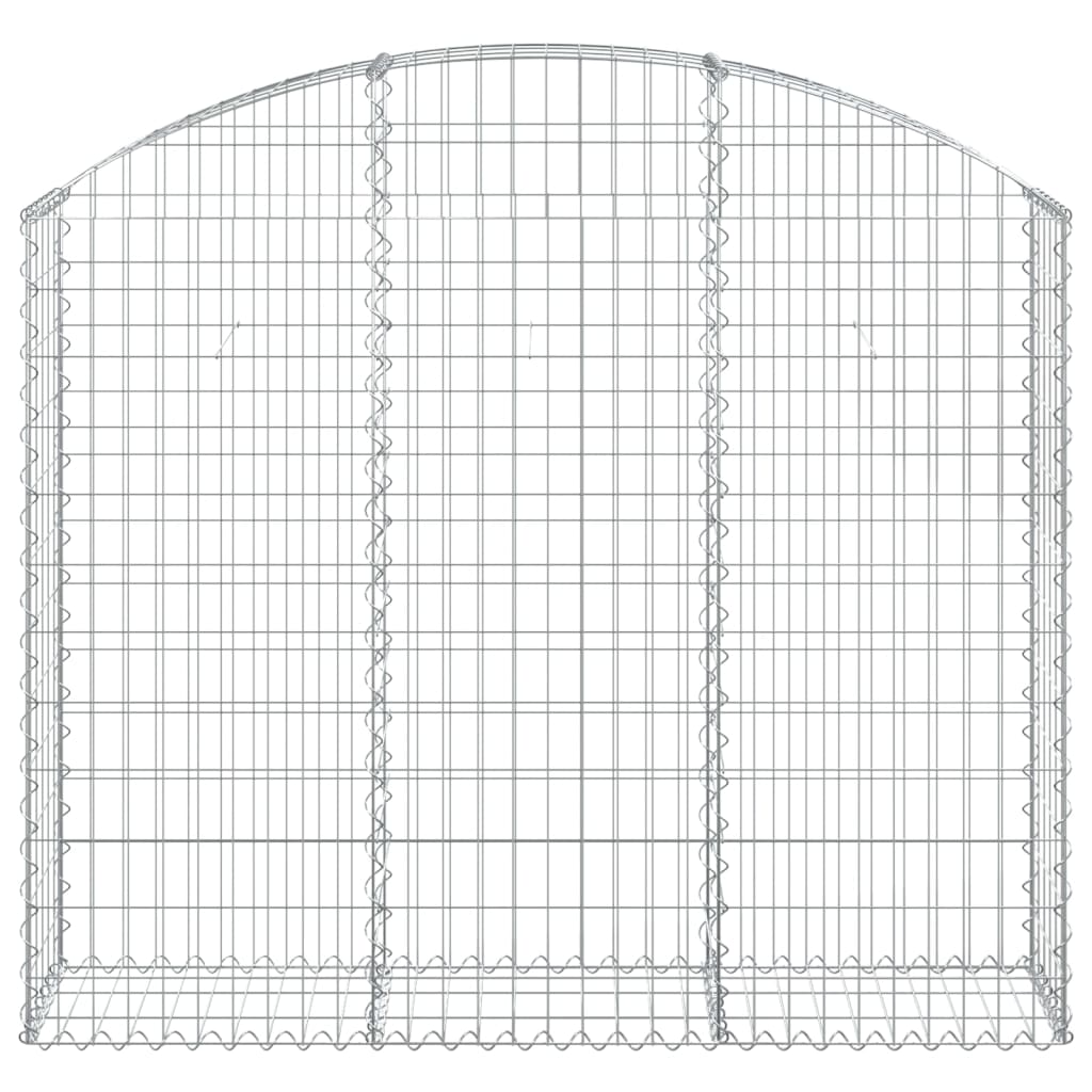 Vidaxl Schanskorf Gewölbe 150 x 30 x 150 cm verzinktes Eisen