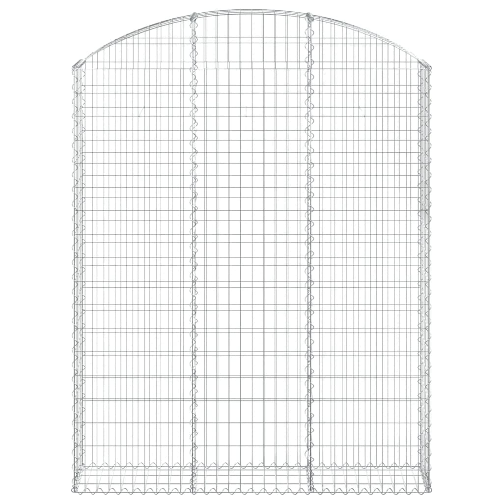 Vidaxl Schanskorf Gewölbe 150 x 30 x 180 200 cm verzinktes Eisen
