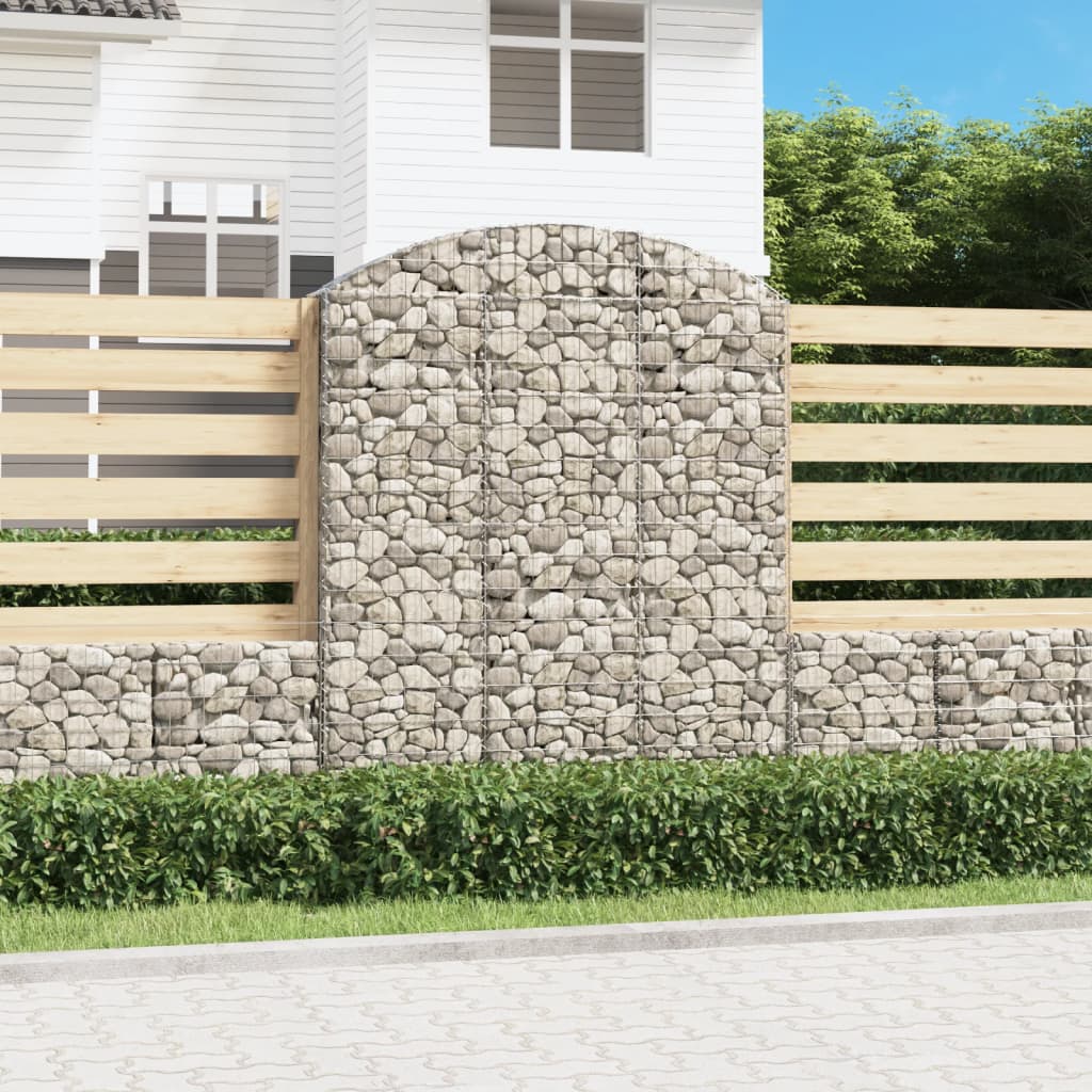 Vidaxl Schanskorf Gewölbe 150 x 30 x 180 200 cm verzinktes Eisen