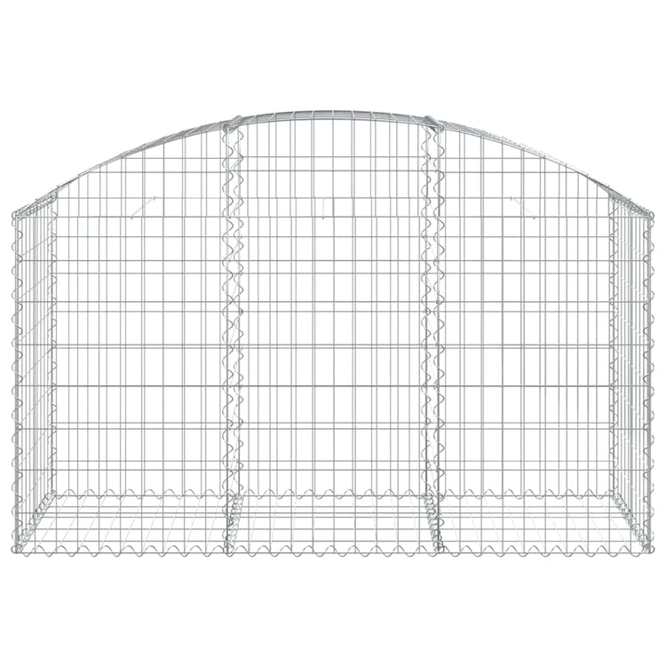 Vidaxl Schanskorf Gewölbe 150 x 50 x 80 100 cm verzinktes Eisen