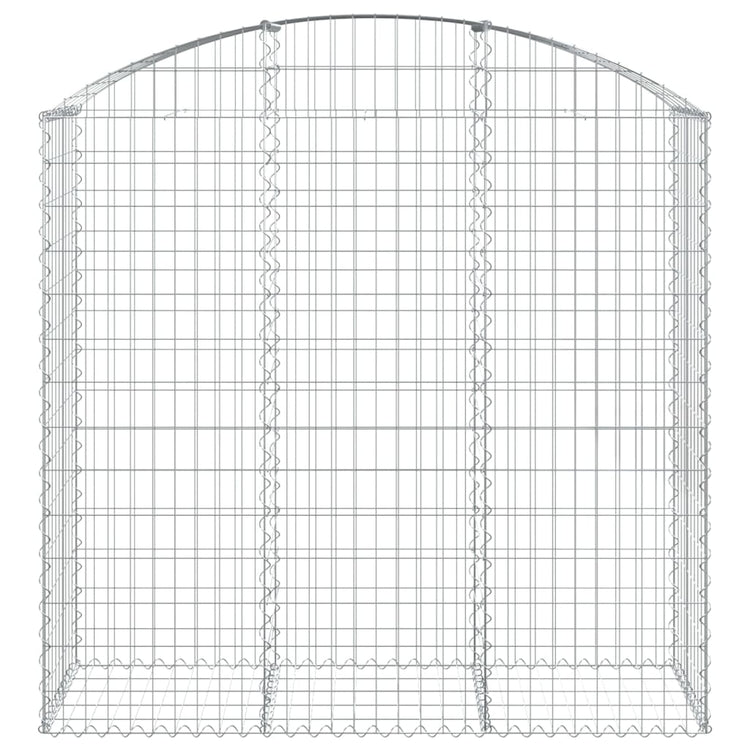 VIDAXL SCHANSKORF 150 x 50 x 140 160 cm verzinktes Eisen