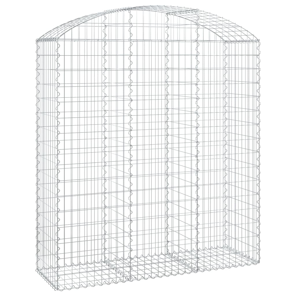 VIDAXL SCHANSKORF VULTED 150X50X160 180 cm verzinktes Eisen