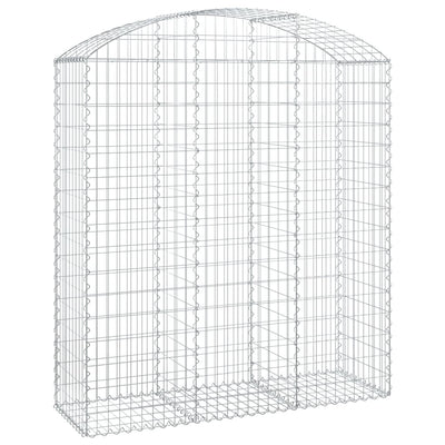VIDAXL SCHANSKORF VULTED 150X50X160 180 cm verzinktes Eisen