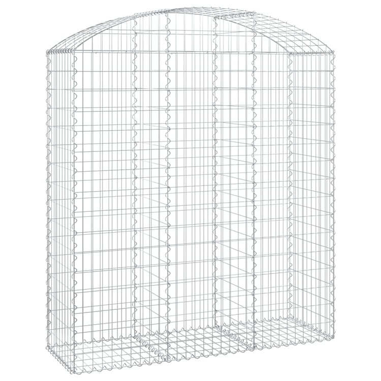 VIDAXL SCHANSKORF VULTED 150X50X160 180 cm verzinktes Eisen